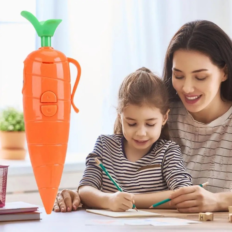 Voice Recorder Pen - 面白いキュートなボイスレコーダーペン - 書き込みと録音の2-in-1、ジュディ＆ニック野菜キャラクターペン（ニンジン/ナス）、クールなノベルティギフト