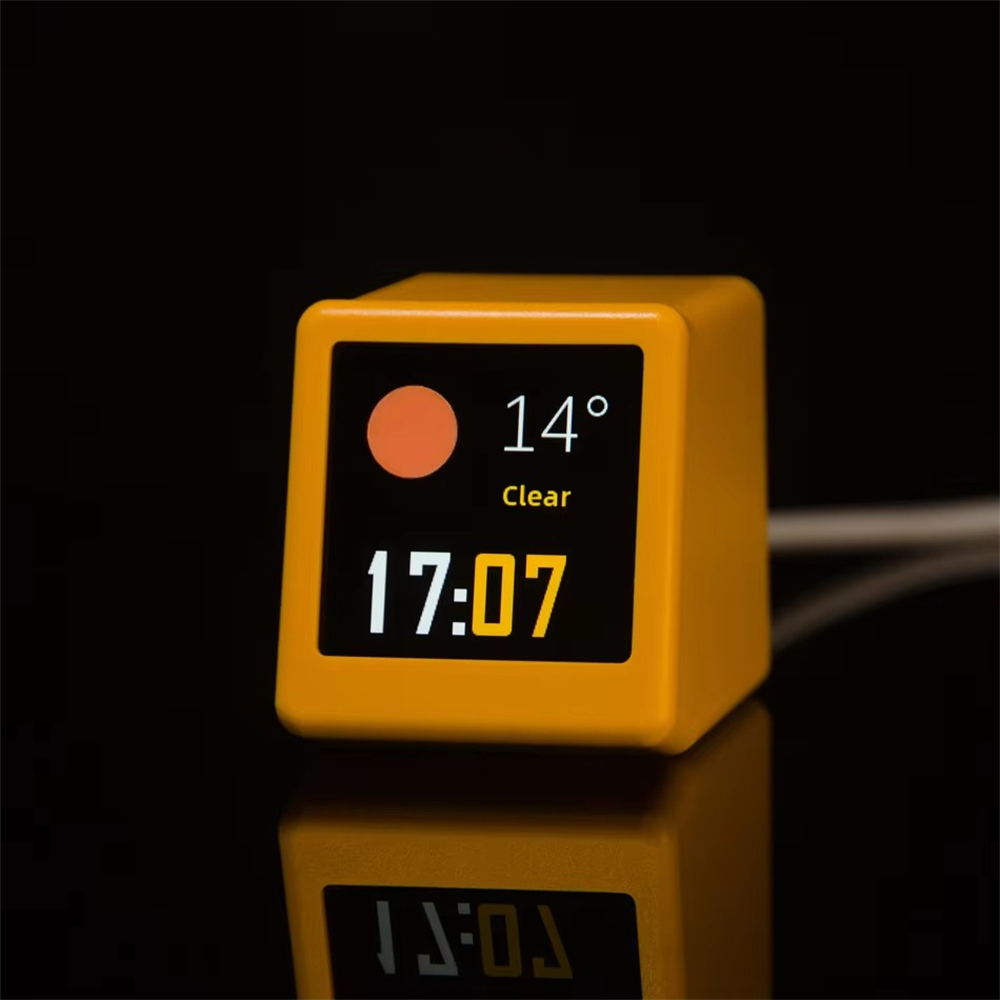 Electronics And Gadgets With S - 小型Wi-Fi対応スマート気象デジタル時計、電子フォトアルバム、気象観測ステーション、IPSスクリーン搭載のアニメーション表示機能付き。インテリアとしても使える便利なガジェット。