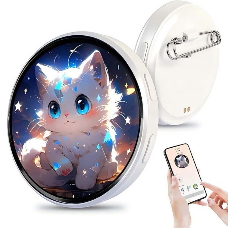 アニメEバッジディスプレイピン ダイナミック電子スマートサイ - Modern Electronics Gadgets のレビューと価格