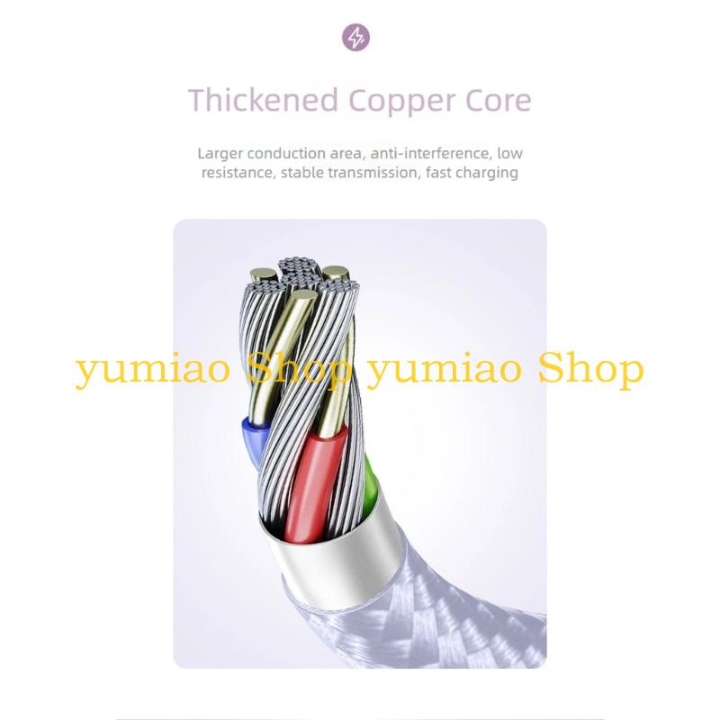 587B ナイロン編組 3 ポート Type C ケーブル  - Electronics And Gadgets With C のレビューと価格