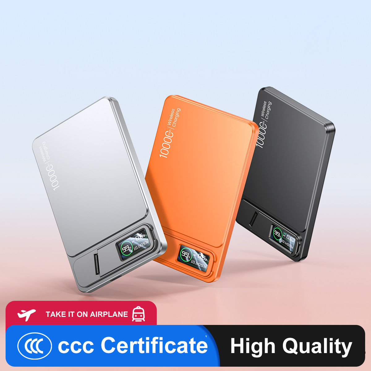 CCC 10000mAh スリムパワーバンク MagSafe - Magnetic Charging Cable のレビューと価格