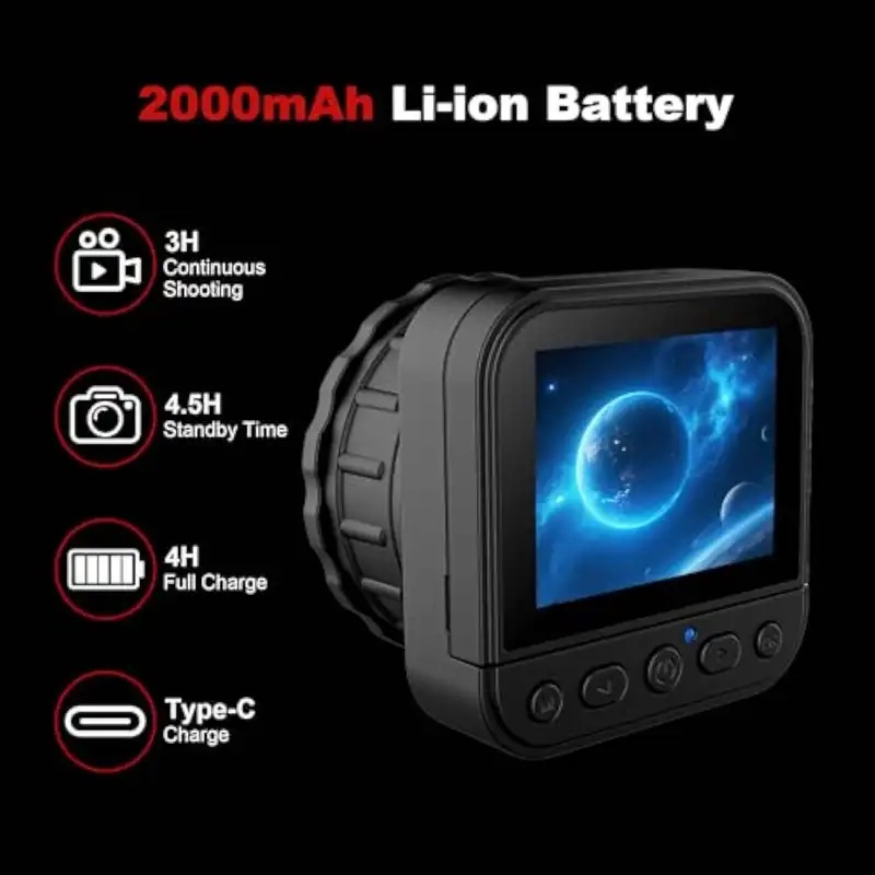 64MP 2.8インチスクリーン 4K電子接眼レンズカメラ、 - Electronics & Tech Gadgets のレビューと価格