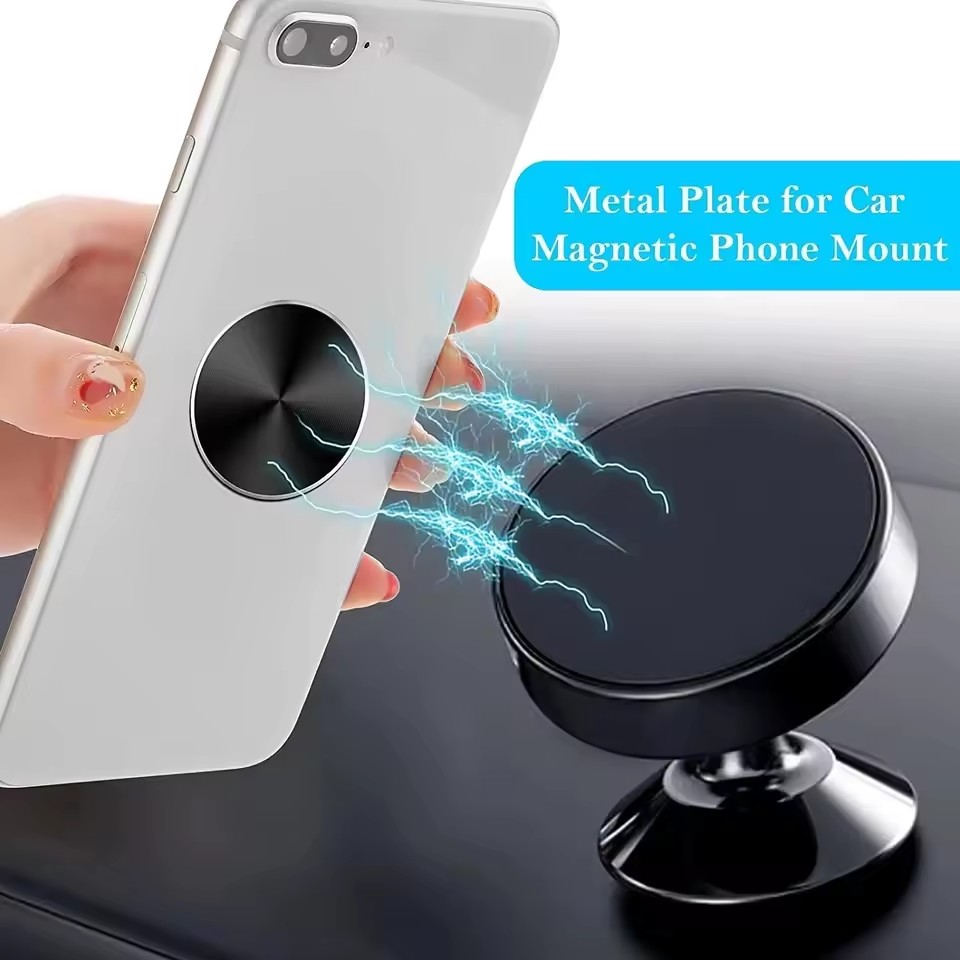 薄い金属プレートディスク、マグネット式車載携帯電話ホルダー用 - Useful Electronic Gadgets のレビューと価格
