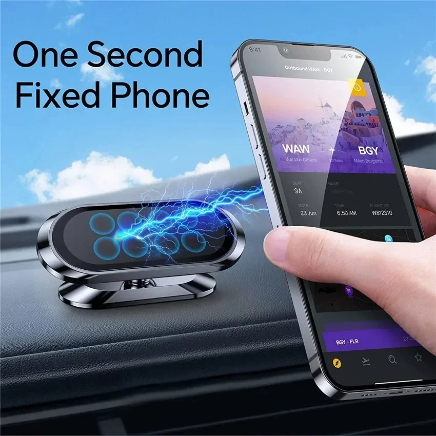 360 °   マグネット式車載スマホホルダー 磁石 スマー - Useful Electronic Gadgets のレビューと価格