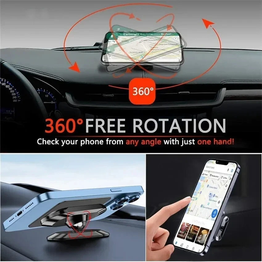 360 °   マグネット式車載スマホホルダー 磁石 スマー - Useful Electronic Gadgets のレビューと価格