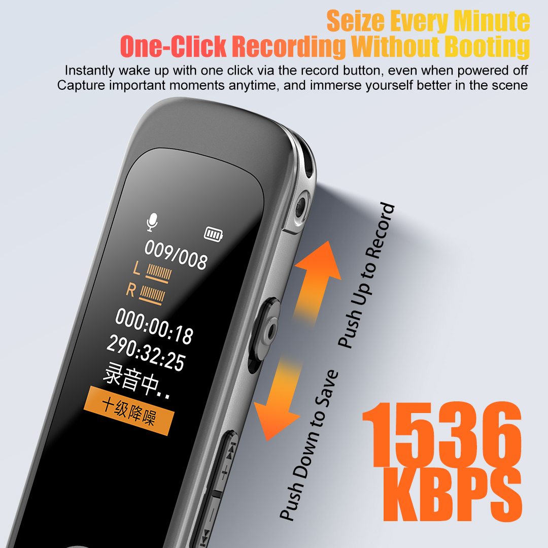ミニボイスレコーダーペン HD 1536Kbps ロスレスオ - Voice Recorder Pen のレビューと価格