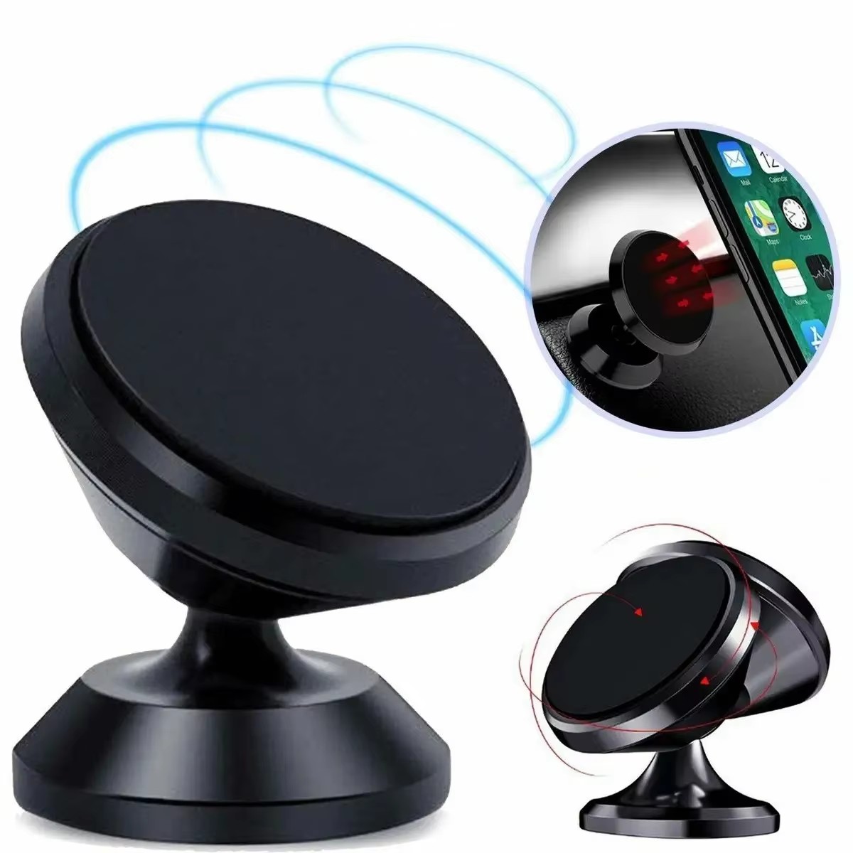 マグネット式車載携帯電話ホルダー マグネットマウントブラケッ - Useful Electronic Gadgets のレビューと価格