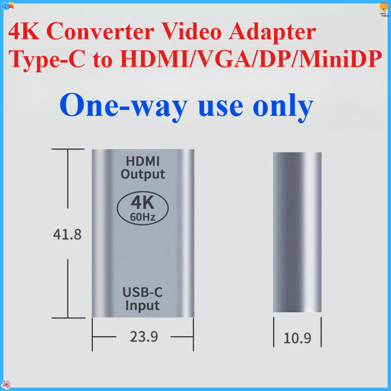 4K コンバーター ビデオ アダプター Type-C to  - Electronics And Gadgets With C のレビューと価格