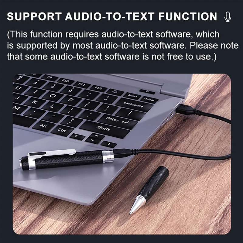 ポータブルデジタルボイスレコーダープロフェッショナルライティ - Voice Recorder Pen のレビューと価格
